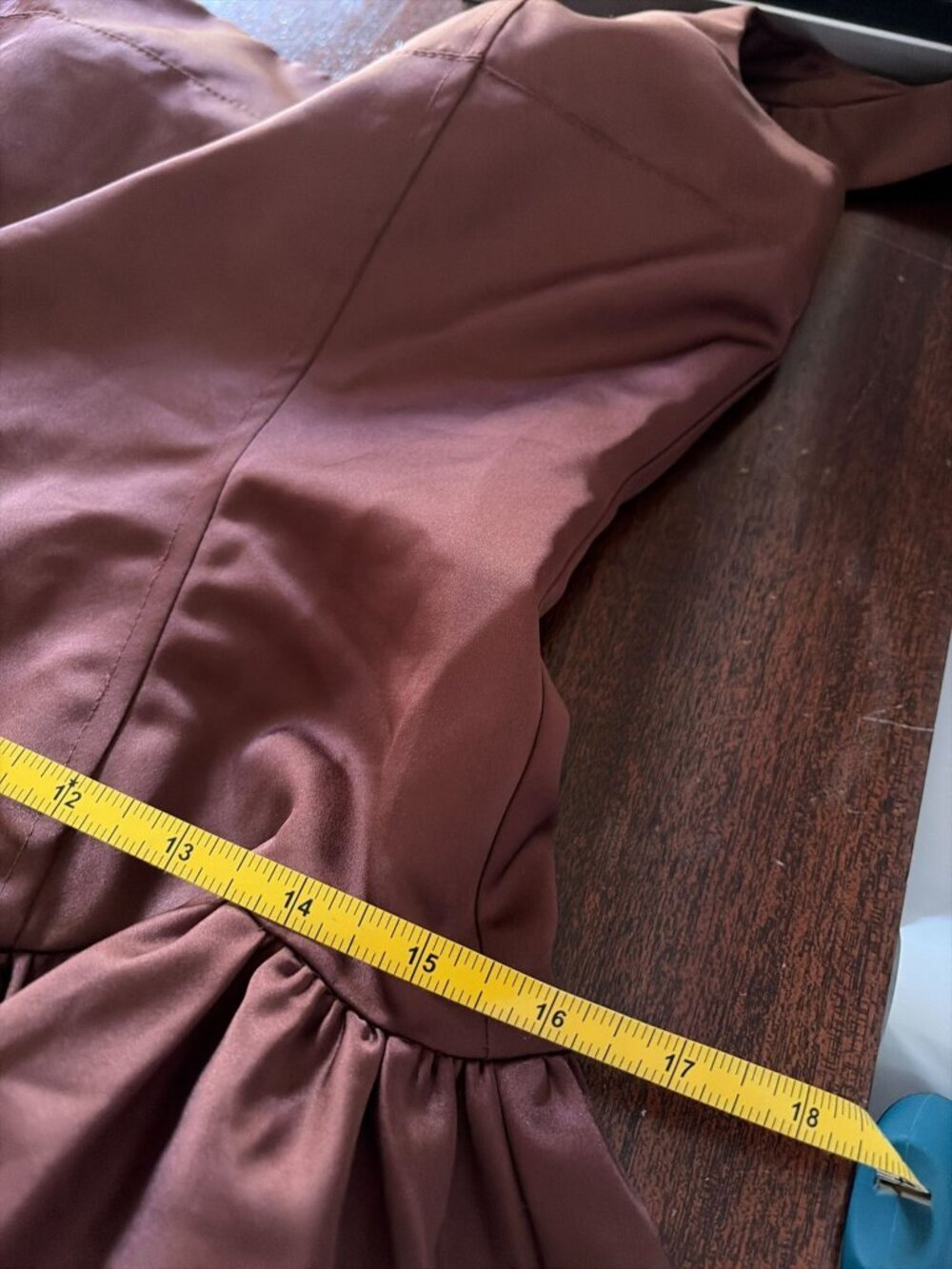 WeWoreWhat Bubble Skirt Corset Mini Dress Brown SZ 6 Cocktail Dress Wedding - Picture 14 of 16